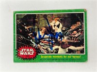 Autograph COA Star Wars Vintage Trading Card