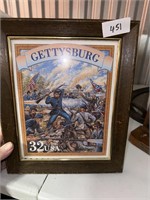 GETTYSBURG STAMP PRINT