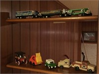 2 Shelves of Toys Including Tonka