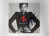 Autograph COA Girl On Fire CD Booklet