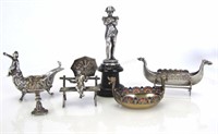 Group of Silver Miniatures