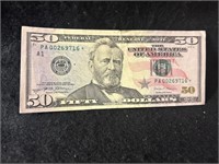 $50.00 Star note