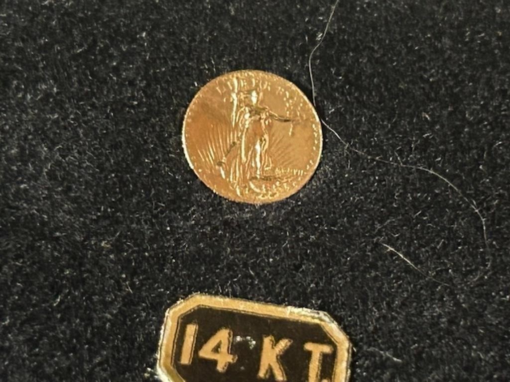 14KT Gold coin