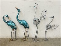 Decorative Garden Metal Birds