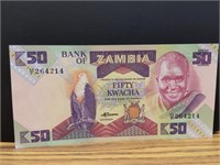 Zambia banknote