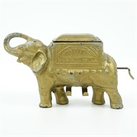 Antique Elephant Cigarette Dispenser