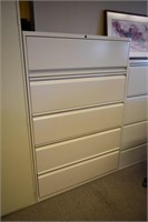 KNOLL A GRADE 5 DRAWER LATERAL FILE CABINET