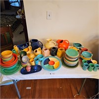 HUGE lot of Fiesta Ware (approx. 75 pieces)