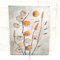 Canvas wall art lantern fruit 16x20x2 (A)