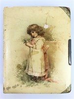 Victorian Photo Album W/ Original Cover & Photos