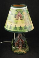 Small Country School House Composite Lamp