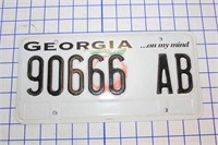 VINTAGE LICENSE PLATE