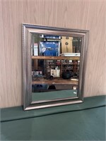 Modern Silvertone Mirror-No shipping