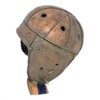 Vintage Football Helmet & Chin Strap
