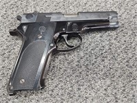 Smith & Wesson pistol Model 59 9mm. Look at the