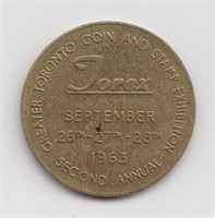 1963 Toronto Torex Brass Medal