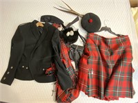 Traditional Tartan Scottish Kilt Outfit