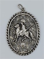ANTIQUE FRENCH Fancy Repousse and Filigree Silver