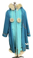 LADIES NATIVE PARKA WITH EMBROIDERY