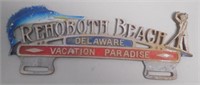 Rehoboth Beach Delaware License Topper