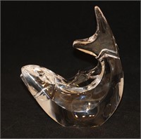 Orrefors Olle Alberius Fish Paperweight 4589/11
