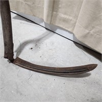 Vintage scythe