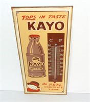 KAYO CHOCOLATE DRINK ADVERTISING THERMOMETER