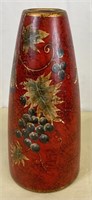 Grapes & Leaves Design Vase