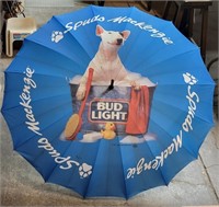 BUD LIGHT SPUDS MACKENZIE LARGE UMBRELLA