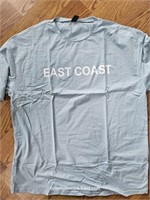 East Coast T Shirt New Fits like Unisex Large