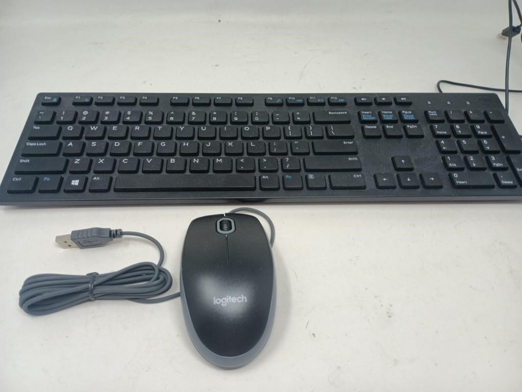 Dell Keyboard and Logitech Mouse