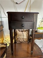 Vintage Two Drawer Side Table