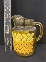 Vintage Glass Lemonade Pitcher