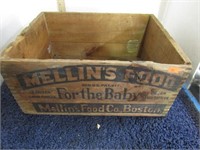 MELLINS BABY FOOD WOODEN CRATE