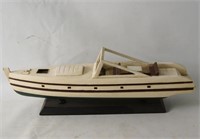 Vintage Wood Model of a Chris Craft  Lake Boat