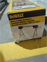 DeWalt metal folding sawhorse