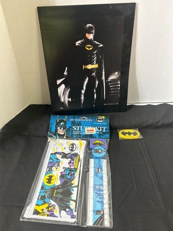 Bat Man lot/ one Batman folder  one Batman