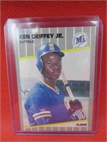 1989 Fleer Ken Griffey Jr Rookie Baseball Card 548