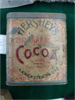 Early Hershey's Breakfast Cocoa Tin Lancaster PA