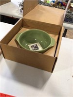 Longenburger pottery bowl new in box