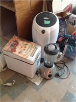Bread machine, blender, heater