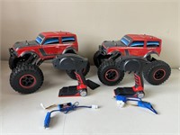 Two Radio Controlled Cars, Both Rechargeable