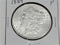 1889 UNC? Morgan Silver Dollar Coin