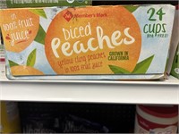 MM diced peaches 24 cups