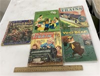 5 kids books- Walt Disneys, Rand McNally Elf,