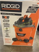 RIDGID 12 gal. Wet/Dry Shop Vacuum, (USED)