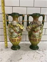 Antique Austria Handled Vases