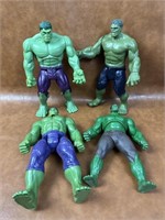 Selection of Hulk 12" Action Figures, talking