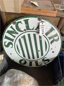 Sinclair Oils sign 30" DSP