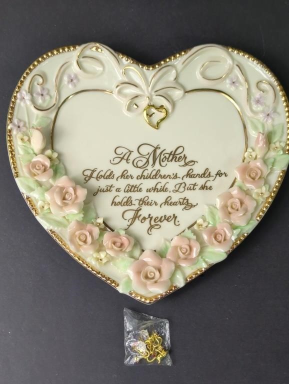 Bradford Exchange What A Mother Holds Dear Plate